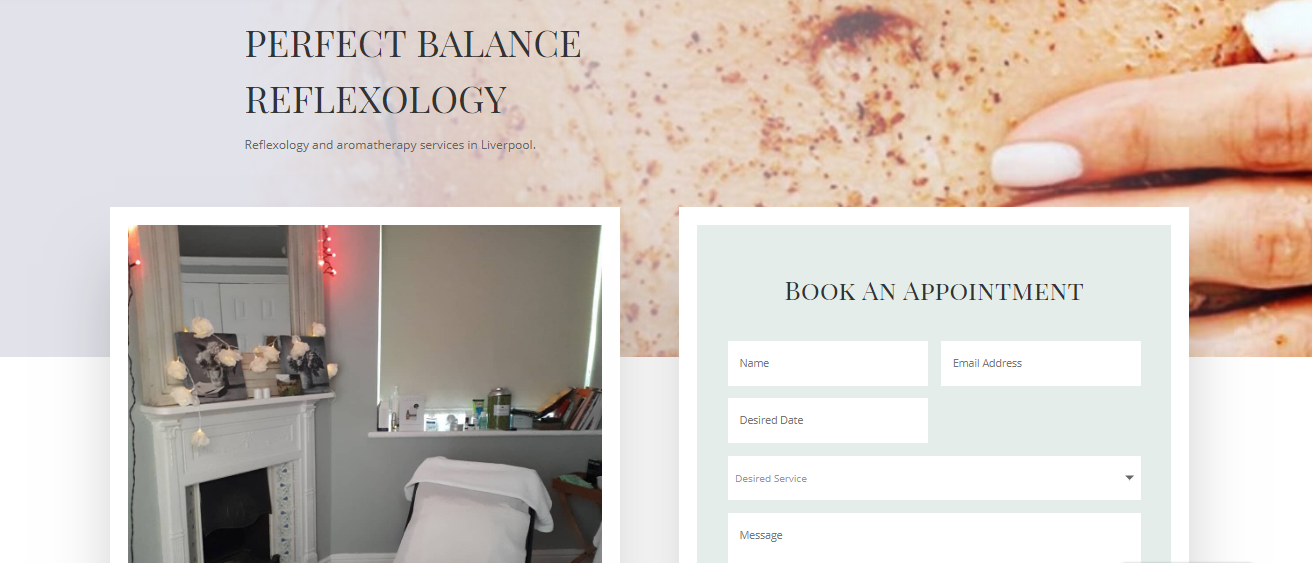 perfect balance holistic reflexology website