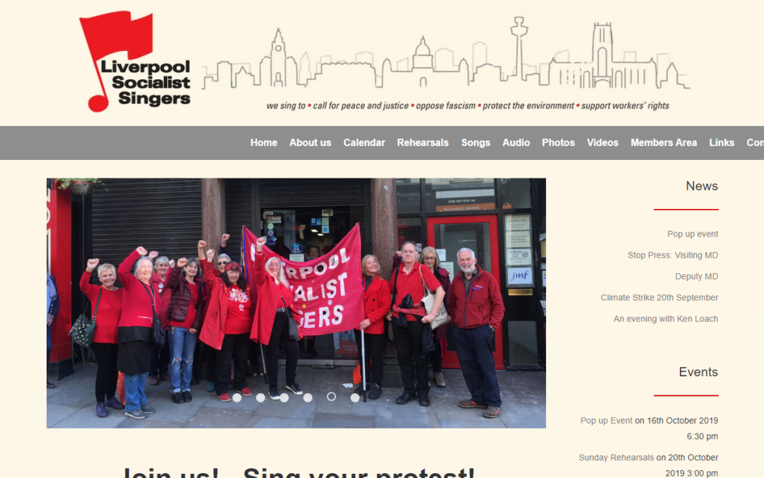 Website of the week: Liverpool Socialist Singers