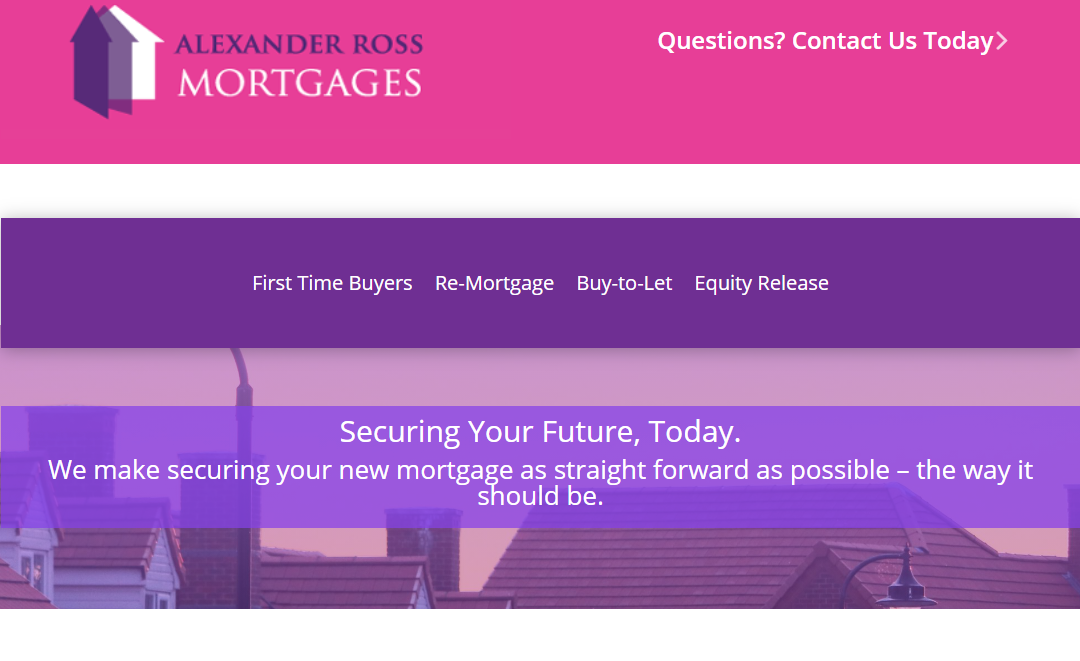 Website of the week: Alexander Ross Mortgages